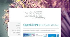 Desktop Screenshot of cosmetic-loft.ch