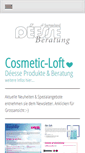 Mobile Screenshot of cosmetic-loft.ch